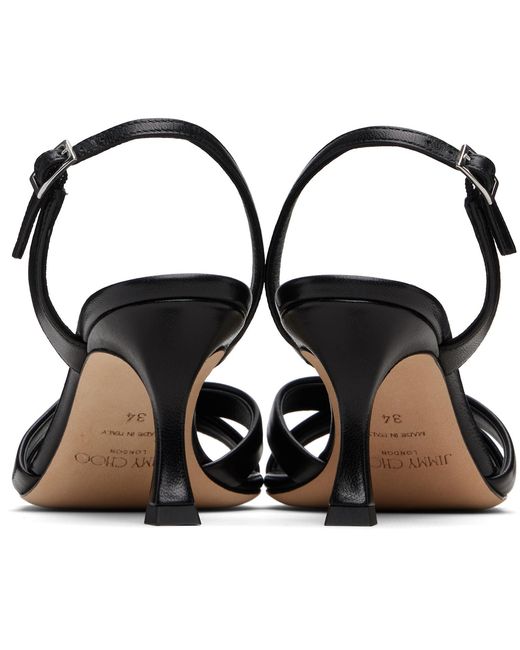 Jimmy Choo Black Elsy 70 Heeled Sandals