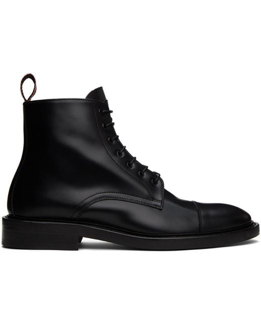 Paul Smith Black Gorman Boots for men