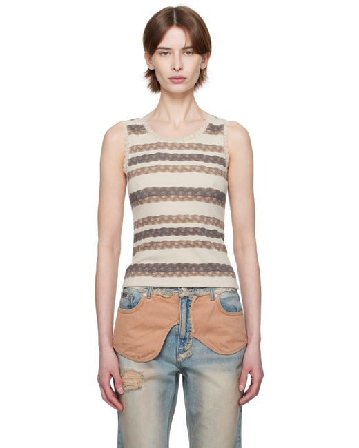 ★ANDERSSON BELL★ Hair Braid Stripe Tank Top MUSINSA | ANDERSSON BELL FOR WOMEN Hair Braid Stripe Tank