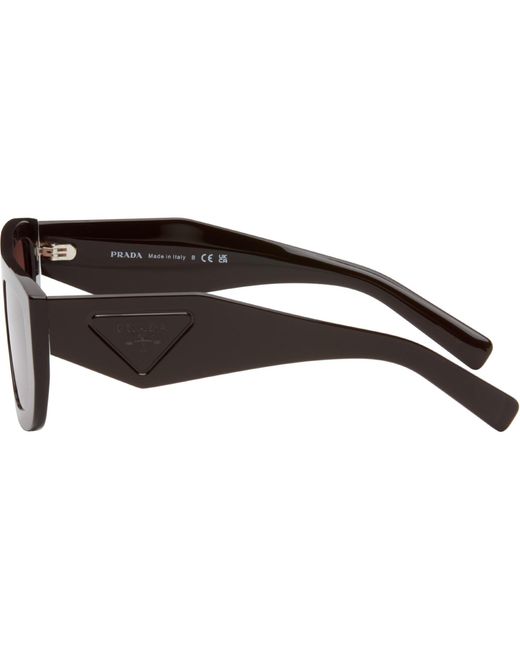 Prada Brown Triangle Logo Sunglasses