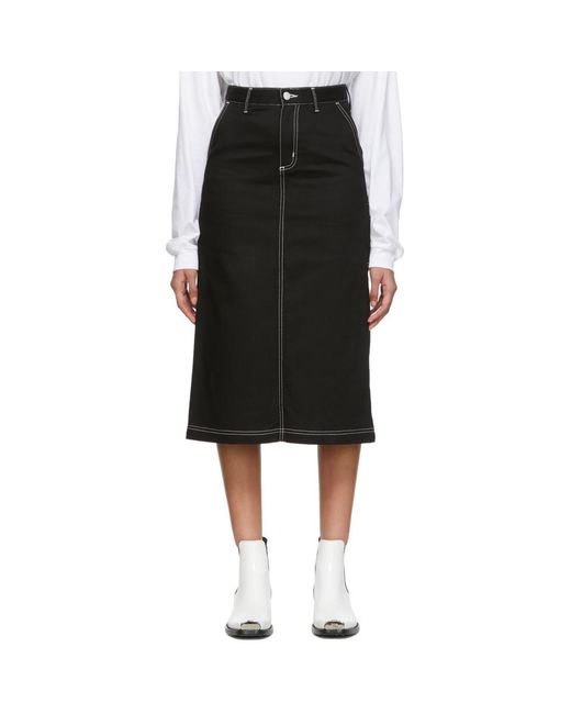 Carhartt WIP Black Pierce Skirt