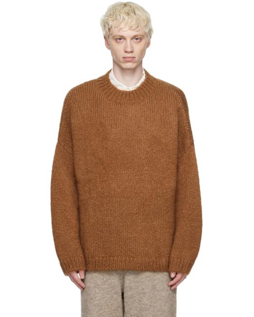 Cordera Oversized Sweater in Brown for Men | Lyst UK