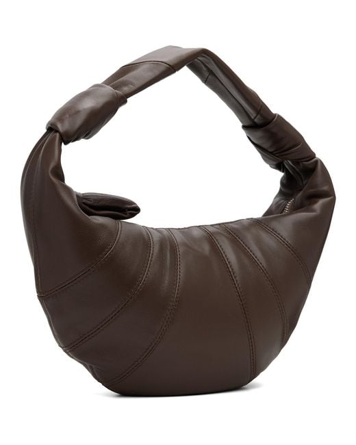Lemaire Brown Mini Fortune Croissant Bag