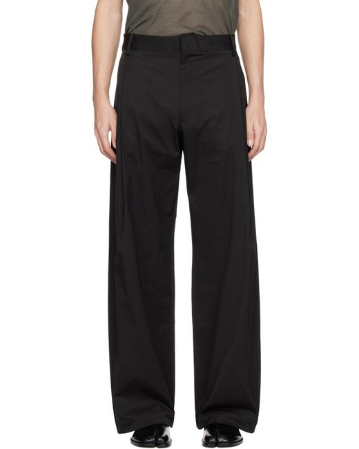 Seventh Black Bermuda Trousers for men