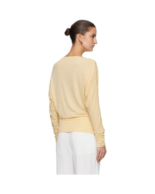 Totême  Multicolor Boatneck Jersey T-Shirt