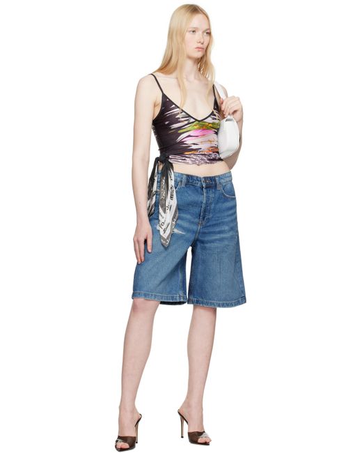 DIESEL ブルー De-Sire-Short デニムショートパンツ Blue
