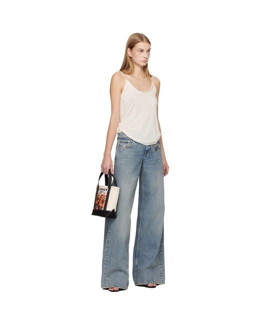 Stella McCartney Black Jeff Koons Edition Small N/S Crossbody Tote