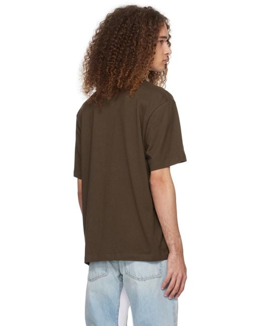 Amiri Brown Ma Bar T-shirt in Black for Men | Lyst Canada