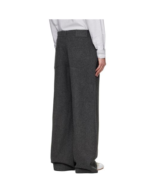A.P.C. Black Clyde Trousers for men