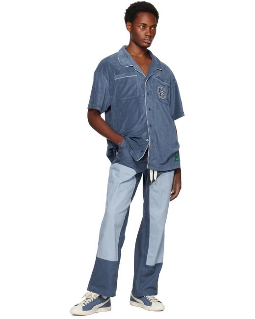 Rhude Blue Puma Edition Cargo Pants for men
