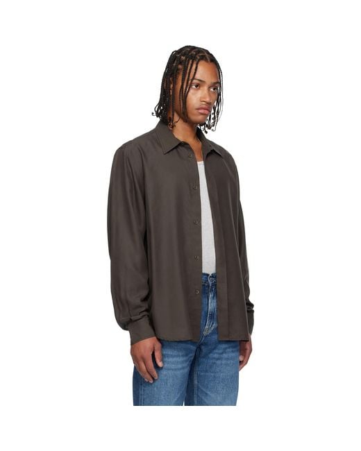 Our Legacy Black Evening Shirt for men