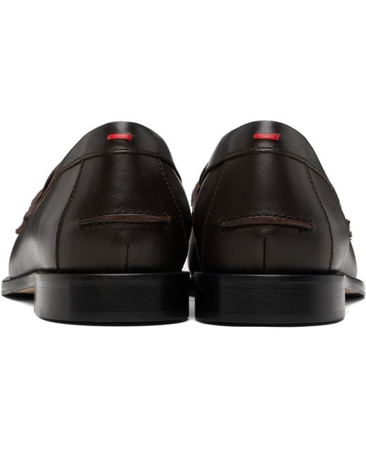 Aeyde Black Oscar Leather Loafers