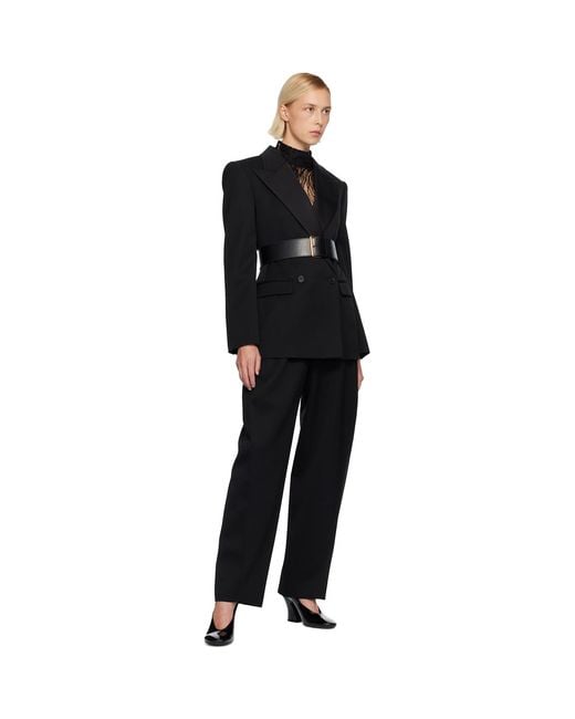 Givenchy Black Voyou Large Belt