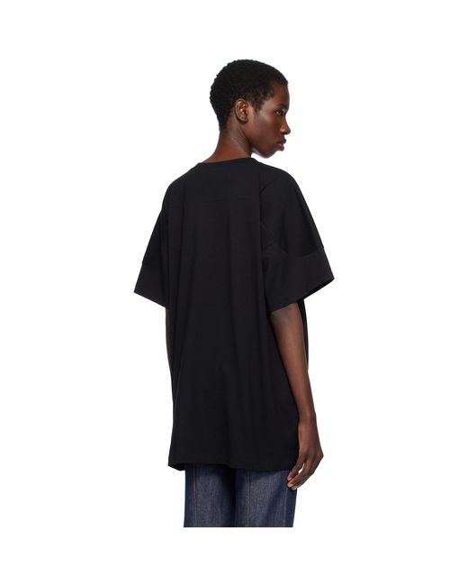 Stella McCartney Black Leopard Mascot T-Shirt