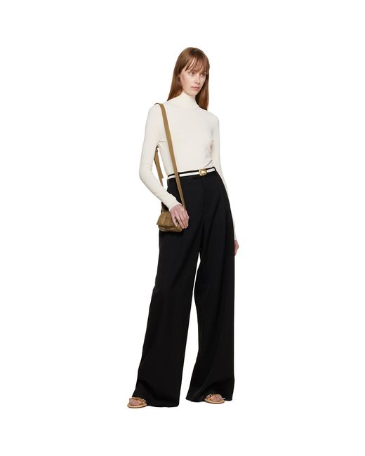 Bottega Veneta Black Tan Candy Padded Cassette Bag