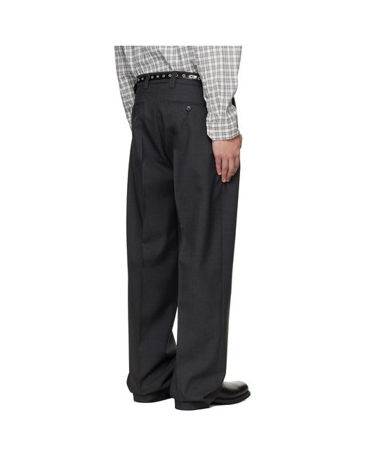 mfpen Black Service Trousers for men