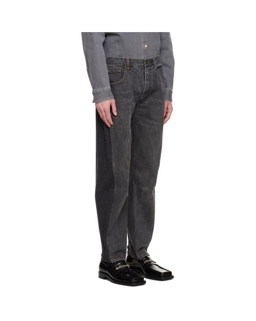 Bless Black Jeansfront Lounge Pants for men