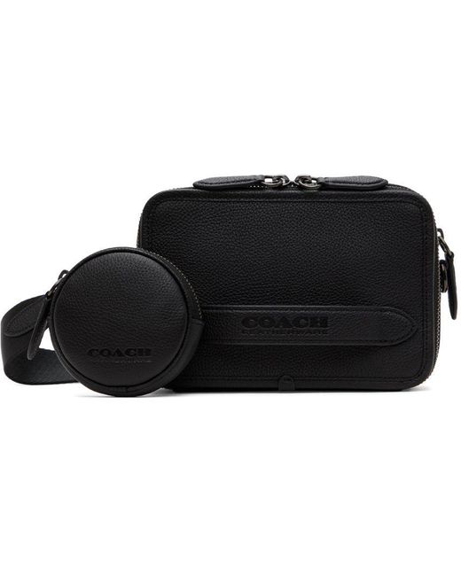 COACH Black Charter Bag for Men Lyst