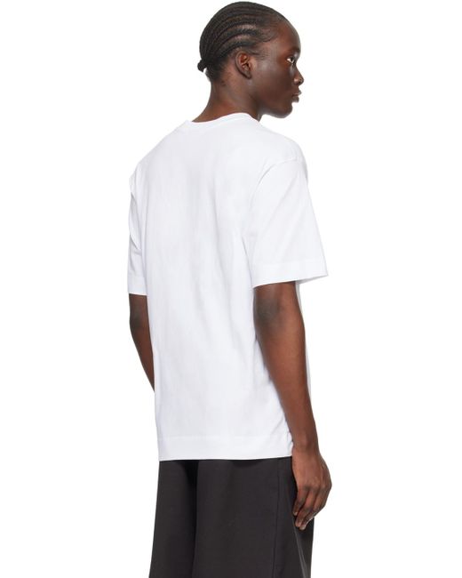 Dries Van Noten White Crewneck T-shirt for men