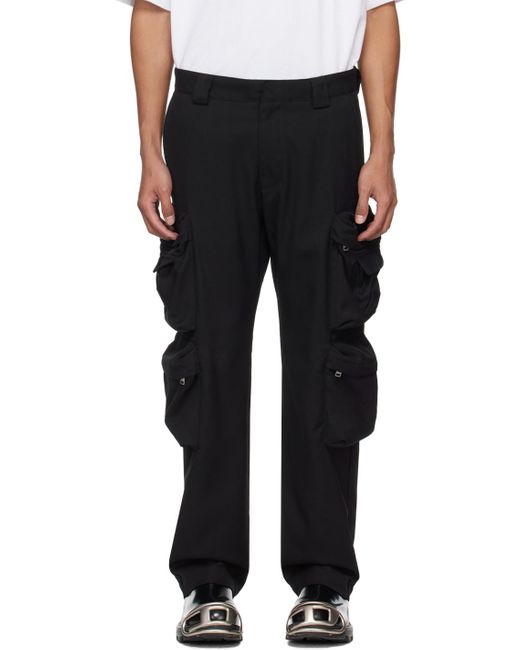 DIESEL Black P-lanka Cargo Pants for men