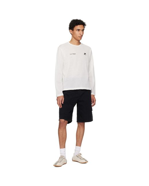 Courreges White Printed Mesh T-Shirt for men
