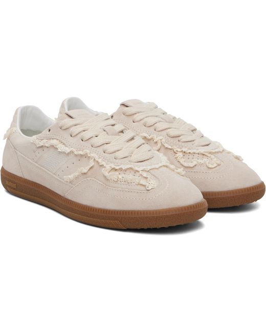 Alohas White Tb.490 Crochet Leather Sneakers