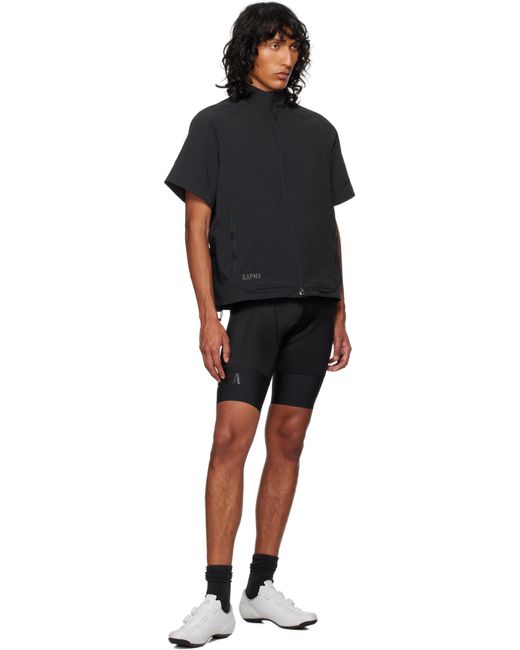 Rapha Black Insulated Short Sleeve Jersey Jacket for men