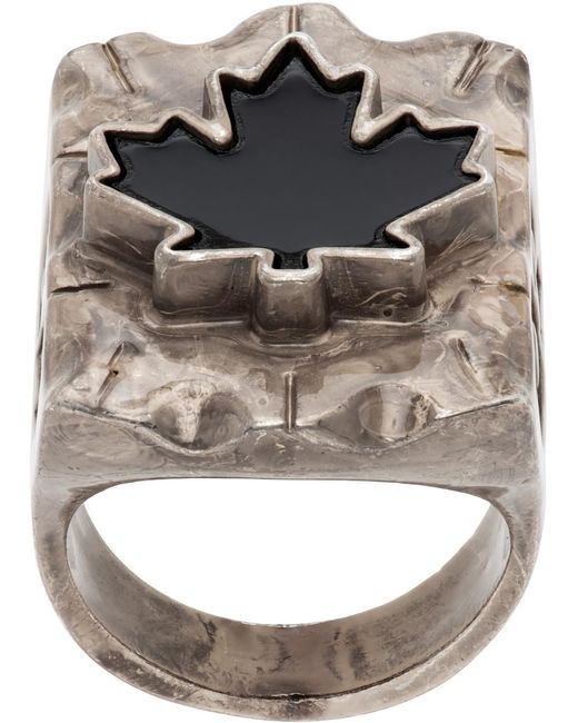 DSquared² Multicolor Silver Funky Ring for men