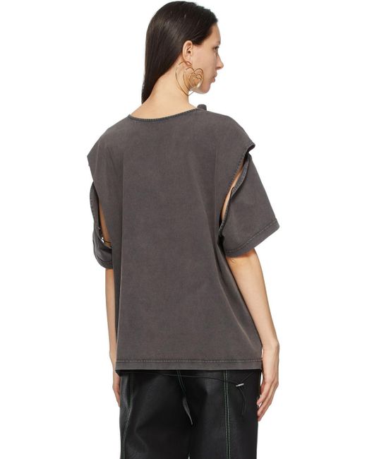 Y. Project Convertible Caesar T-shirt in Black | Lyst