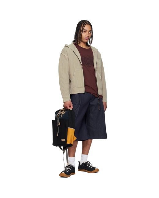 Master Piece Black Link Backpack for men