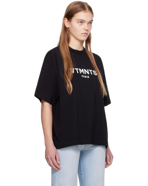 VTMNTS Black Logo T-shirt