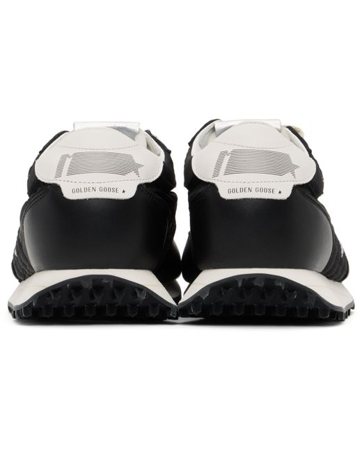 メンズ Golden Goose Deluxe Brand ブラック＆ホワイト Marathon スニーカー Black