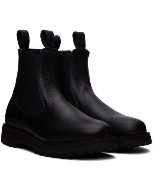 Diemme Black Verona Chelsea Boots for men