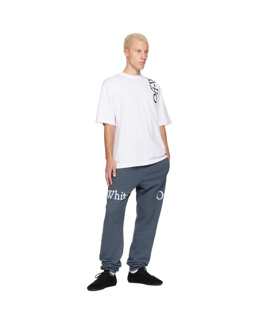 Off-White c/o Virgil Abloh White Vertical Bookish Skate T-Shirt for men