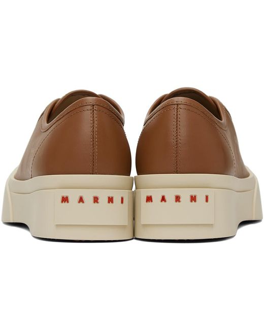 Marni Black Brown Pablo Sneakers for men