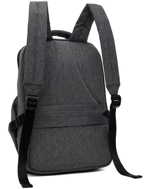 Côte&Ciel Black Kama Ecoyarn Backpack for men