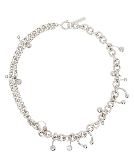 Justine Clenquet Metallic Holly Necklace for men