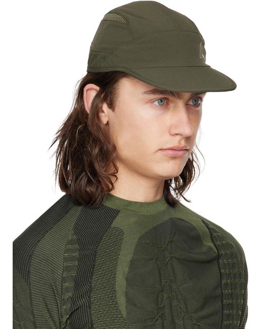 Roa Green Khaki Saharan Cap for men