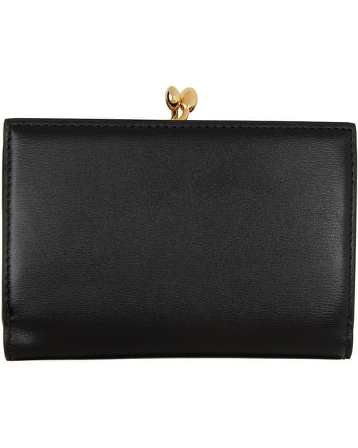 Jil Sander Black Goji Purse Small Wallet