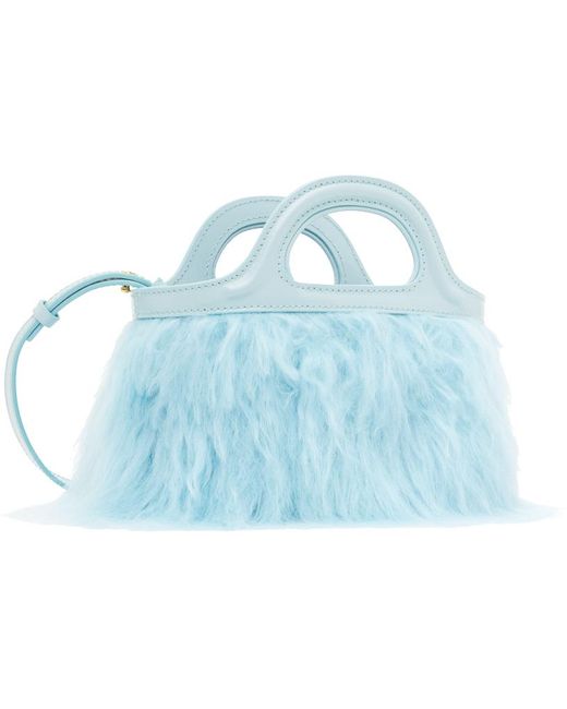 Micro cabas tropicalia bleu exclusif à ssense Marni en coloris Blue