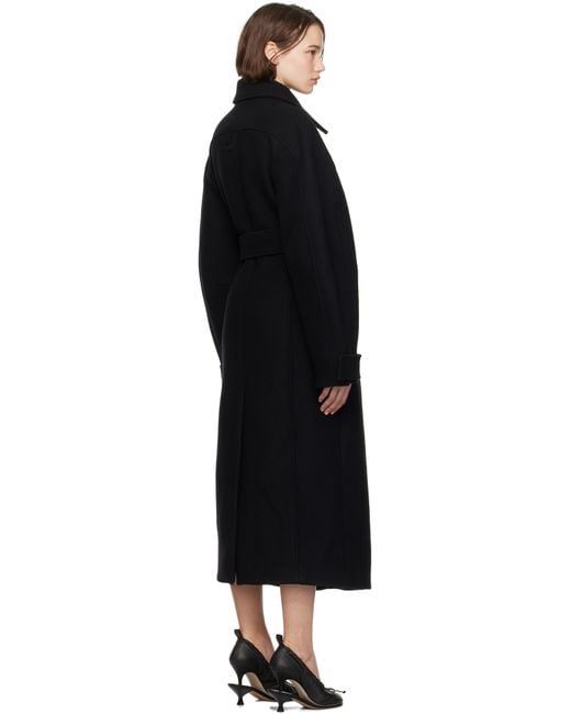 Jacquemus Black La Casa 'Le Manteau Bari' Coat
