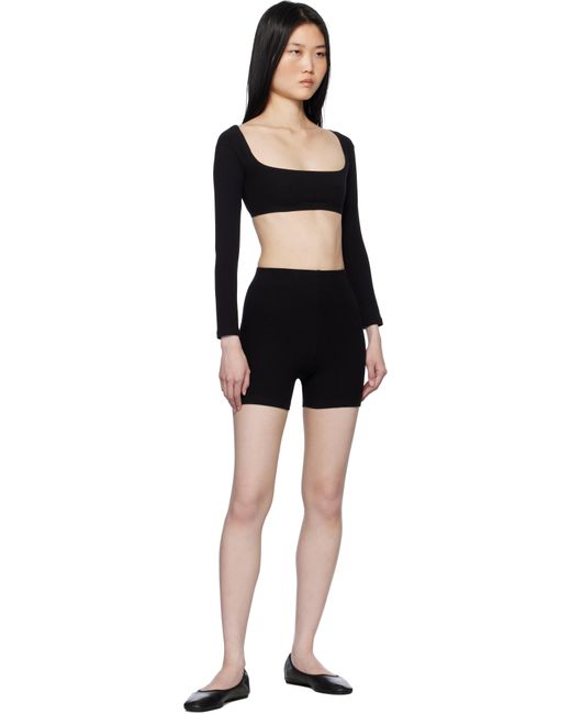 Gil Rodriguez Black 'El Tigre Chiquito' Crop T-Shirt