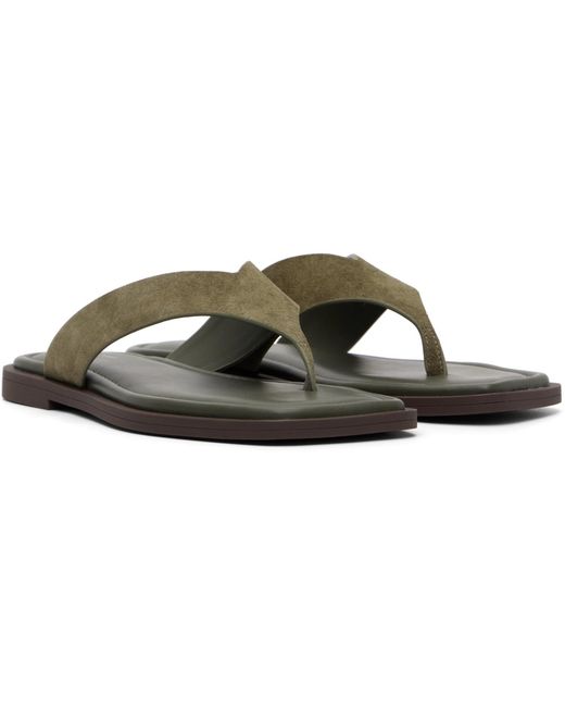 Rag & Bone Black Khaki Gracie Thong Sandals