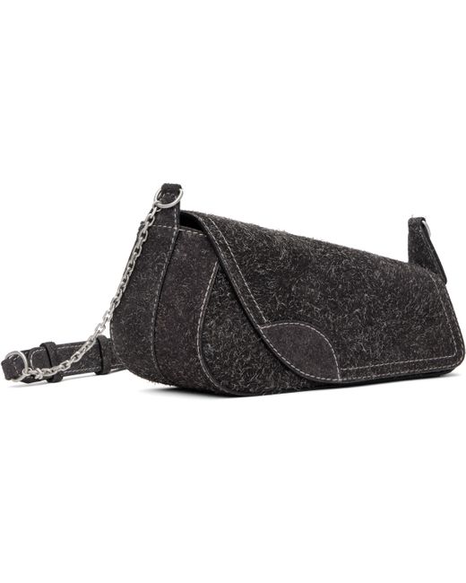Kiko Kostadinov Black Trivia Chain Bag