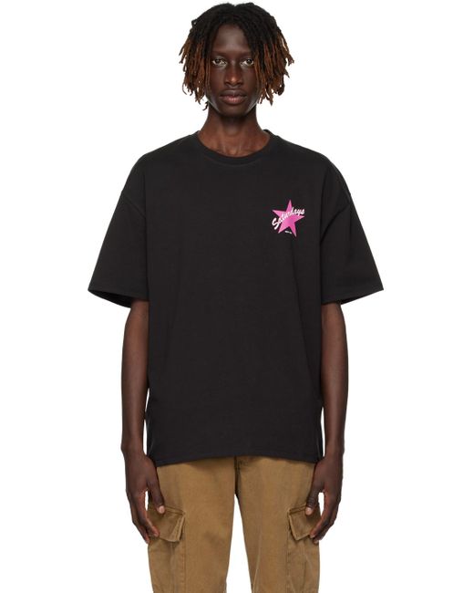 Saturdays NYC Black 'saturdays Star' T-shirt for men