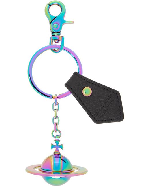 Vivienne Westwood Multicolor 3d Orb Keychain for men