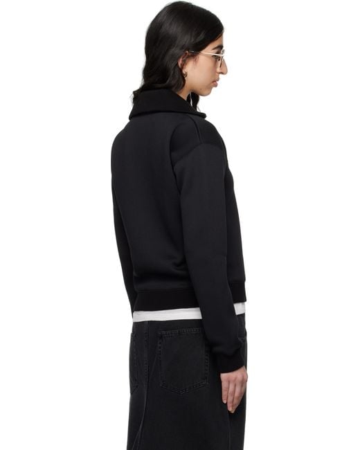 Alexander McQueen ブラック Cut & Sew スウェットシャツ Black