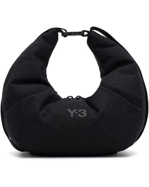 Y-3 Black Crescent Bag for men