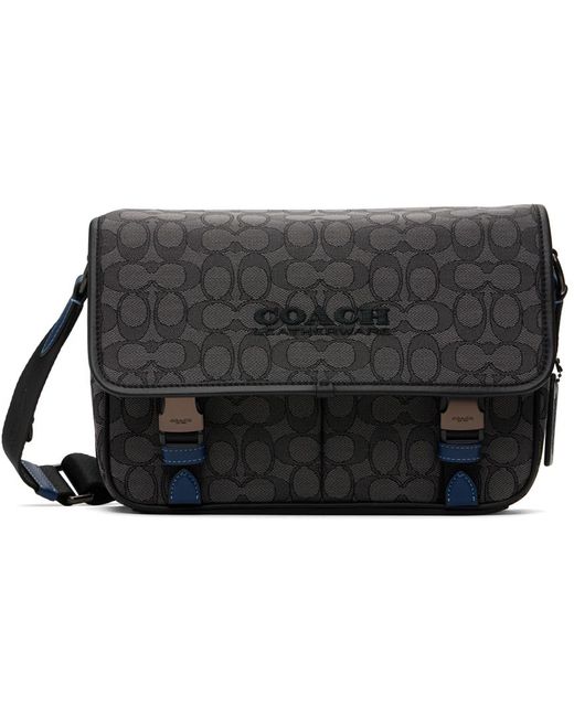COACH Canvas Charter Crossbody Messenger Bag in Black for Men Lyst Canada