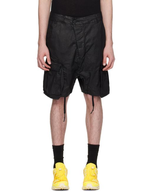 Boris Bidjan Saberi 11 Black P20 Denim Shorts for men